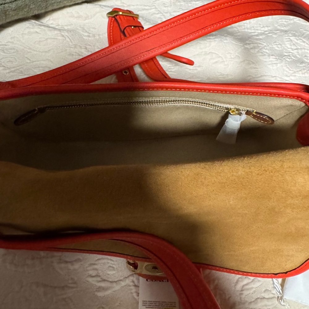 Coach Tabby in orange soft leather - Picture 12 of 16